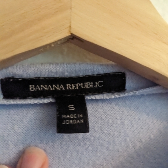 Banana Republic Powder Blue Mock Neck Sweater, size S - Picture 2 of 3